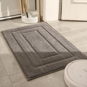 Affidabile Tappetino <span class=keywords><strong>da</strong></span> <span class=keywords><strong>Bagno</strong></span> Antiscivolo Assorbente a Forma di Piede, Colore Grigio-<span class=keywords><strong>Marrone</strong></span>, Produzione in Fabbrica con Basso MOQ - Product Image 4
