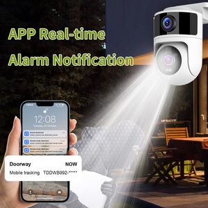 Caméra de surveillance Wi-Fi magnétique 4K avec contrô<span class=keywords><strong>le</strong></span> via l'application Tuya, vision nocturne IR et microphone SD - Product Image 5