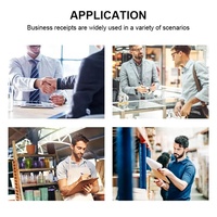 Carnet de reçus professionnel sur mesure pour usine, livraison et facturation, en papier autocopiant, avec impression personnalisée