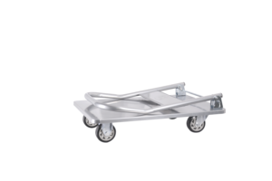 Carretilla de <span class=keywords><strong>Transporte</strong></span> de Acero Inoxidable Resistente, 50*70cm 60*90cm, Carros y Carretillas Plegables con Plataforma para Cocina y Almacén - Product Image 4