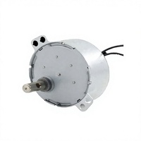 Moteur synchrone à aimant permanent monophasé DC/AC pour boîte lumineuse rotative, incubateur, ventilateur oscillant en métal