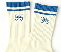 POPSOX Chaussettes de sport antidérapantes pour femmes, idéales pour le ballet et le Pilates, séchage rapide, compression, détail de manchette en Spandex, option personnalisée, vente en gros