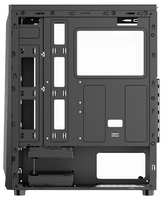 Boîtier d'ordinateur de jeu Hongyi Table Vertical SPCC HD Audio ARGB Light Panel Micro ATX /ATX avec ventilateur RGB