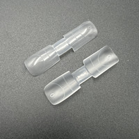 Nouveau N17148 Moule carré 2 en 1 double face en PP pour capsules Popit d'extension d'ongles, formes doubles pour capsules d'ongles