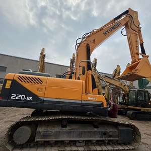 Excavadora Hyundai 220-9s de segunda mano Excavadora sobre orugas usada de alta calidad y barata en stock - Product Image 5