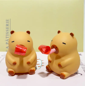 Juguete Antiestrés Creativo Kapibala de PVC, Juguete para Apretar con Lengua Retráctil para Niños de 5 a 7 Años, Diversión para Aliviar la Tensión Lingual - Product Image 6