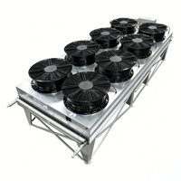 Condensador de Aire de Placa Plana Vltherm Industrial, Tipo Seco, con Ventilador AC/EC, Enfriado por Aire, 380V-480V 50-60Hz, Rango de Temperatura -30~60°C