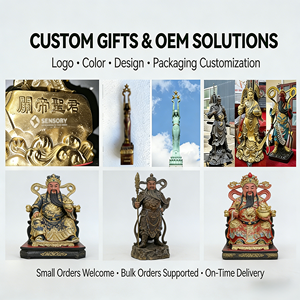 Juego de estatuas de latón de los cuatro guardianes chinos-Dragón azul, <span class=keywords><strong>tigre</strong></span> blanco, pájaro bermellón, Colección Feng Shui de tortuga negra - Product Image 5