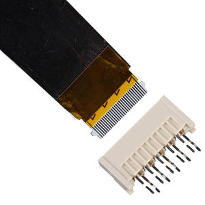 Câble plat solide double conducteur 2,5 mm, câble FFC à ruban, bornes plaquées étain et plaquées or, câble plat à ruban - Product Image 5