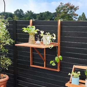 <span class=keywords><strong>Mesa</strong></span> de Bambú para <span class=keywords><strong>Balcón</strong></span> con Estante y Jardinera, <span class=keywords><strong>Mesa</strong></span> <span class=keywords><strong>Colgante</strong></span> de Madera para <span class=keywords><strong>Balcón</strong></span>, <span class=keywords><strong>Mesa</strong></span> de Bar para Barandilla de <span class=keywords><strong>Balcón</strong></span>/Terraza - Product Image 5