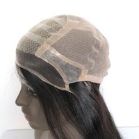 Stock antideslizante chino virgen cutícula Remy cabello humano balayage Rubio tapa de silicona médica alopecia peluca para mujeres