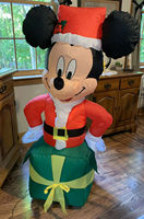 Waterhan FRM983P Ballon de Noël en forme de souris de dessin animé, 1,20 m de haut, multicolore, imperméable, imprimé UV/sérigraphié, collection 2026