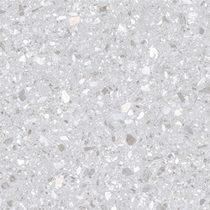 Ánh sáng màu xám cổ terrazzo gạch lát sàn Chất lượng cao 600x600mm tráng men Matte kết thúc mộc mạc thiết kế hiện đại cho nội thất - Product Image 4