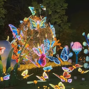 Nueva Iluminación Decorativa LED Impermeable IP65 con Forma de Libélula y Mariposa, Luces de Navidad con Diseño de Insectos para Parques y Jardines - Product Image 2