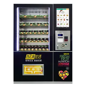 Mesin Penjual Otomatis Pembayaran Kartu Token Snack Minuman Kombo