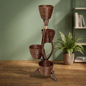Juego de 4 Macetas para Decoración del Hogar y Jardín, Hechas a Mano, Duraderas y de Alta Calidad - Product Image 1