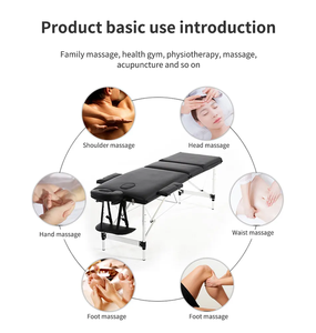 <span class=keywords><strong>Table</strong></span> <span class=keywords><strong>de</strong></span> <span class=keywords><strong>massage</strong></span> portable <span class=keywords><strong>de</strong></span> haute qualité et lit 3 fois en vente, utilisé pour les salons <span class=keywords><strong>de</strong></span> <span class=keywords><strong>massage</strong></span> - Product Image 3