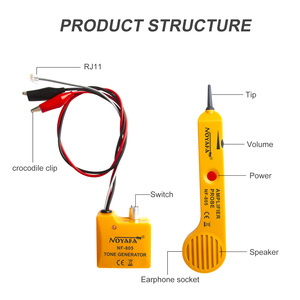 ノヤファ NF-805 電線検出器 ワイヤートラッカー ケーブルテスター トーンジェネレーター＆プローブキット - Product Image 5