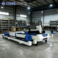 Máquina de Corte Láser CORAL CRL-3015C-3000W con Control CNC de Alta Productividad para Trabajos de Corte de Tubos y Placas Metálicas