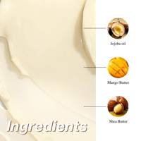 Beurre Corporel Marque Blanche Bio et Végan Mangue Karité Profondément Hydratant, Éclatant, Nourrissant pour une Peau Lisse et Plus Douce – Fourniture en Gros