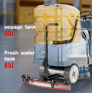 Trung Quốc Nhà Máy đa chức năng tự động làm sạch sàn máy công nghiệp sàn đá Scrubber Hot Bán với bàn chải kép - Product Image 3