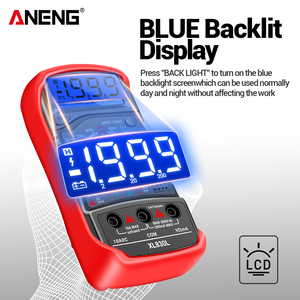 Aneng XL830L kỹ thuật số vạn năng <span class=keywords><strong>LCD</strong></span> hiển thị esrt testers cho ô tô điện DMM bóng bán dẫn Peak Tester điện dung Meter - Product Image 2