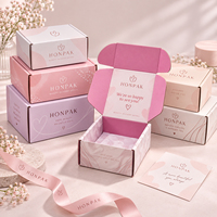 Boîte d'expédition cosmétique HONPAK, emballage personnalisé pour produits de beauté, maquillage, kits de communication et marques directes consommateurs