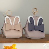 Mini sac à dos en cuir pour l'école, porte-monnaie, porte-clés, porte-cartes, pochette zippée, petit portefeuille mignon en forme de sac à dos, portable et simple