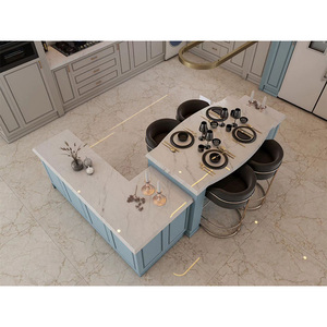 Factory Direct Price Plywood Pvc Navy Wooden Rta <strong>Cabinet</strong> High End Kitchen <strong>Pantry</strong> <strong>Cabinets</strong> Export - Product Image 6