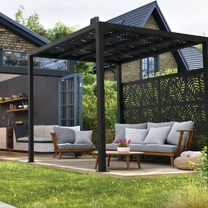 Clôture extérieure composite en WPC résistante aux intempéries et aux insectes, solution élégante pour jardin et <span class=keywords><strong>espaces</strong></span> privés - Product Image 2