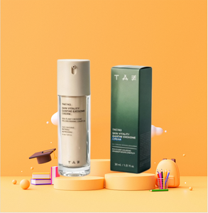 Crema calmante con exosomas Gamtae TAE743, crema coreana antiedad, reparadora de arrugas e hidratante para pieles sensibles y envejecidas. - Product Image 1