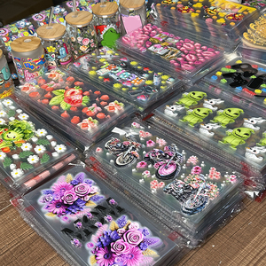 สติกเกอร์กันน้ำลาย<span class=keywords><strong>การ์ตูน</strong></span>แบบกำหนดเองขนาด 16 ออนซ์ สำหรับพิมพ์ลายลงบน<span class=keywords><strong>แก้ว</strong></span>แบบ UV DTF จำนวนมาก - Product Image 3