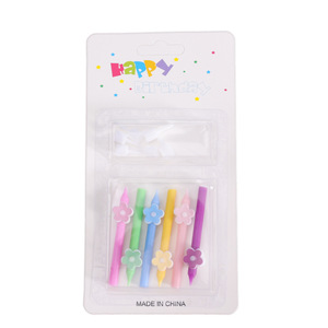 Cute Flower And Heart Shape Birthday Candles Colorful Paraffin Cake Decorations For Birthdays Party Topper - Product Image 5