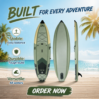 Kayak de pêche gonflable ISUP, design pliable, pompe incluse, pour rivière, lac et sports de loisirs