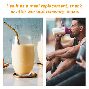 תווית אישית קולגן לנער וניל טעם חלב קוקוס ארוחה החלפת דשא חלבון מי שייק אבקת וניל שייק - Product Image 5