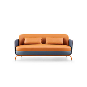ชุดโซฟาโค้งทันสมัย Aobin สีส้มสดใส เฟอร์นิเจอร์สำนักงาน ชุดห้องนั่งเล่น - Product Image 5