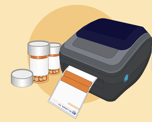 Etiquetas adhesivas médicas de vinilo adhesivas personalizadas, hojas de cosméticos de uso profesional, embalaje para medicamentos, <span class=keywords><strong>farmacia</strong></span> y viales farmacéuticos - Product Image 2