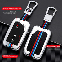 Nouvel Étui Coque de Clé de Voiture en Alliage de Zinc pour Clé Auto BYD 3 Boutons