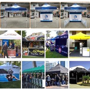 خيمة مضادة للماء عالية الجودة مقاس 3 × 3 متر بإطار سداسي كبير للشباك قابلة للطي خيمة احترافية للمناطق الخارجية ساحة تجارية للمعارض التجارية - Product Image 4