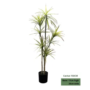 Thân Thiện Với Môi Nhựa Hẹp-Lá Agave Rồng Của Máu Cây Màu Xanh Lá Cây Cây Nhân Tạo Cảm Ứng Tự Nhiên Phục Sinh - Product Image 6