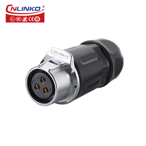 Cnlinko M20 nhanh chóng kết nối cáp 12V 20A 3 <span class=keywords><strong>pin</strong></span> <span class=keywords><strong>Pin</strong></span> kết nối công nghiệp cắm 3 <span class=keywords><strong>pin</strong></span> <span class=keywords><strong>pin</strong></span> ổ cắm kết nối - Product Image 2