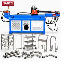 Machine de cintrage de tubes CNC 3D pour ustensiles de cuisine commerciaux et équipements de restauration, cintreuse de tubes en acier inoxydable