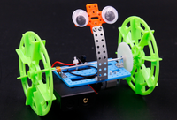Kits d'expérimentation scientifique robotisé pour enfants, jouets à tiges, moteur électrique de haute qualité