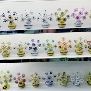 Judaica casa decoración <span class=keywords><strong>Yves</strong></span> Klein azul ojo turco flor suerte mal de ojo, árbol de la vida para regalo al por mayor - Product Image 5