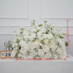 <span class=keywords><strong>Ramo</strong></span> de Flores Artificiales de Alta Calidad, <span class=keywords><strong>Rosas</strong></span> <span class=keywords><strong>Blancas</strong></span> Realistas al Tacto, Camino de Flores para Ceremonia de Boda, Letrero de Bienvenida Decorativo, <span class=keywords><strong>Ramo</strong></span> de Flores Artificiales - Product Image 2