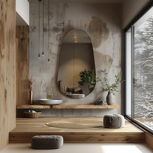 Trứng lớn hình dạng gương cho đầy đủ cơ thể không đối xứng thiết kế khách sạn gương - Product Image 2