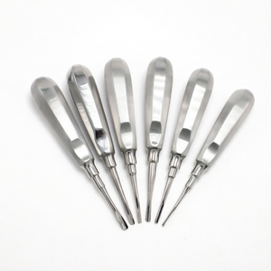Ensemble de 4 élévateurs apicaux de précision en acier inoxydable pour extraction dentaire, instruments de chirurgie buccale réutilisables DMD - Product Image 3