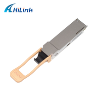 Hilink QSFP56 850nm 100m MPO MMF modul Transceiver optik kompatibel jaringan
