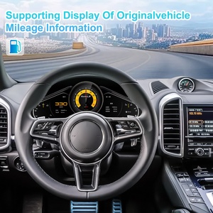 12.3" <b>Car</b> Digital Cluster LCD Dashboard <b>Speedometer</b> Tachometer Ghost Screen <b>for</b> Porsche Cayenne 2011 2017 Auto Instrument Panel - Product Image 4