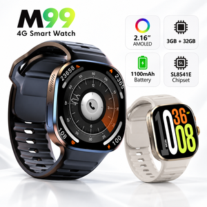 นาฬิกาสมาร์ทวอทช์ M99 รุ่น 4G รองรับซิมการ์ด หน่วยความจำ 3+32G ระบบ Android โทรศัพท์ในตัว รองรับการสื่อสารแบบอิสระ GPS สมาร์ทวอทช์ รับผลิตแบบ OEM ODM - Product Image 1